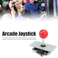 Pikkukuva 4 / 6: Arcade-joystick-peliohjain DIY-joystick Arcade-peli Taistelutikku Vaihto-osat Pin-piirilevy Ball Head Red