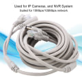 Miniatyrbillede 3 af 5: 5M/10M/15M/20M RJ45+DC Ethernet CCTV-kabel til IP-kameraer NVR-system 10Mbps100Mbps (5M) Type 3