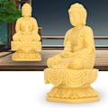 Miniatyrbillede 1 af 8: Buddha Statue Ornamenter Syntetisk Resin Skulptur Håndværk Bil Hjem Dekorationer 10CM