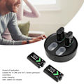 Miniatyrbild 2 av 5: Laddningsbar batteriladdare 4 X1200mAh högkapacitets reservbatteri för X ONE för X Series spelkontroller
