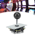 Pikkukuva 1 / 5: Arcade-joystick-peliohjain DIY-joystick Arcade-peli Taistelutikku Vaihto-osat Pin-piirilevy Ball Head Black