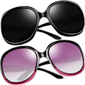 Pikkukuva 1 / 6: Polarisoidut aurinkolasit naisille, trendikkäät, ylisuuret, suuret ajolasit, naisten UV-suojatut, suuret aurinkolasit black & Gradient Purple