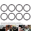 Miniatyrbilde 4 av 5: 50 stk metallringer 15x3mm jernmateriale robust holdbar multifunksjonell utsøkt O-ringer metall Gray
