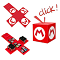 Miniatyrbild 5 av 7: Kompatibel med Nintendo Switch, Extra Large Capacity Switch Game Case, Uppgraderad 41 Slots Switch Game Card Storage Box, Tryck för att fälla ut Fun Card Case M Red