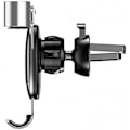 Miniatyrbillede 3 af 5: Baseus Mini Gravity, Bilholder/Mobilholder til Bil, Sort, Til Montering i Bilens Luftkanal/Ventilationsrist/Klimaanlæg