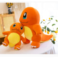 Miniatyrbild 7 av 10: 45CM Charmander Plysch - Officiellt Licensierad - Mjukt Gosedjur av Hög Kvalitet - Generation 1 Starter - Present till Barn & Fans