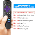Miniatyrbild 2 av 7: 2-pack ersättningsfjärrkontroller för Roku TV, infraröd fjärrkontroll ENDAST för TV, INTE för andra Roku-enheter style 2