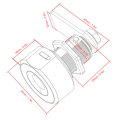 Miniatyrbild 3 av 7: Smart skåp nyckellöst lås fingeravtryck Bluetooth APP fjärrlås säkerhetsenhet för låda kassaskåp filbox