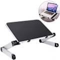 Miniatyrbild 3 av 5: Vikbar Laptopställ Justerbart Ställ Aluminium Skrivbordsställ Universellt Bord Bärbart Ergonomiskt Ställ (Svart)