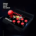 Miniatyrbillede 5 af 8: 4 i 1 3 meter kablet spilcontroller sfærisk joystick 6 kontrolknapper USB-kabel gamepad til PS3
