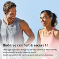 Miniatyrbilde 8 av 9: Åpne øre-hodetelefoner Bluetooth 5.3, True Wireless Open Ear Earbuds ENC Clear Talk med 16,2 mm dynamiske drivere 45 timer spilletid Trådløse ørepropper Langvarig Black