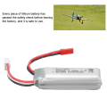 Miniatyrbillede 3 af 5: 2 stk. RC-flyvemaskine litiumbatteri 7,4v 600mah RC-flyvemaskine reservebatterier til WLtoys XK A280 RC-fly