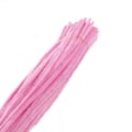 Miniatyrbillede 2 af 5: 100 stk. Piberensere Fleksible Bøjelige Ren Farve Polyester Chenille Stænger DIY Børns Tidlige Uddannelse Håndlavede Legetøj Light Pink