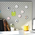 Pikkukuva 5 / 7: 12-osainen kristallilasi jääkaappimagneettisetti - Premium marmoriset koristeelliset magneetit kotiin, toimistoon ja askartelupinnoille pink