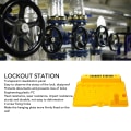 Miniatyrbilde 4 av 7: Visuell styring av lockout-tagout-stasjon 5 Lock Bit Covered Lockout-tagout-stasjon for industri