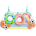 Miniatyrbillede 1 af 6: Foldbar Pool Opbevaringspose - Vandtæt Mesh Organizer til Pool Legetøj, Flydere & Tilbehør, Hængende eller Bærende, Stor Kapacitet, Grøn green