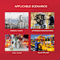 Miniatyrbilde 3 av 7: Visuell styring av lockout-tagout-stasjon 5 Lock Bit Covered Lockout-tagout-stasjon for industri