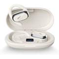 Miniatyrbilde 1 av 8: Åpne øre-hodetelefoner og ørepropper, åpen øre-design, langvarig batteri (48 timer), LED-skjerm, Bluetooth 5.3, Hi-Fidelity-lyd, ørekroker, svettebestandig Cloudy white