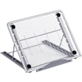 Miniatyrbild 1 av 7: Ventilerat Ergonomiskt Laptopställ med Justerbar Höjd, Universell Passform för de Flesta 16\" Bärbara Datorer, Stabilt Skrivbordsstativ för Förbättrad Po Silver