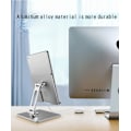 Miniatyrbillede 5 af 9: Tablet PC Stand Aluminiumlegering Foldbar Bærbar Forhøjet Stand Velegnet til IPad Computer Lazy Desktop Stand