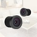 Miniatyrbillede 1 af 6: 1,8 mm 170° vidvinkel 1MP IR-objektiv til 1/3\" & 1/4\" CCD-sikkerhedskamera