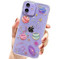 Miniatyrbild 4 av 7: Skal för iPhone 11 Planet, Klar Mjuk TPU Flexibel Gummi Universum Regnbåge Planet Stjärna Design Skal för iPhone 11 (Planet)
