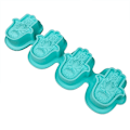Miniatyrbillede 1 af 2: Lotus Hamsa Hovedform i Silikone til Epoxyharpiks, Hånd af Fatima Form til Lys og Sæbe, Silikoneform, Silikoneform til Sæbe