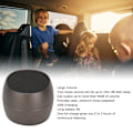 Miniatyrbillede 2 af 5: Mini Bluetooth-højttaler IP67 Vandtæt USB-opladning Indbygget mikrofon Bærbar trådløs højttaler til brusebadsrum Bil Gray