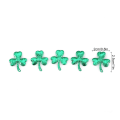 Miniatyrbillede 7 af 8: Heldige Shamrock Konfetter Grøn Bordkonfetti til Julefest Dekoration 300stk