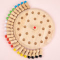 Miniatyrbild 3 av 7: Minnesmatch Stick Schack Trä Färg Minne Bräde Tidig Utbildning Intelligens Logik Utveckling Leksak Grundläggande Typ