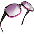 Pikkukuva 1 / 6: Polarisoidut aurinkolasit naisille, trendikkäät, ylisuuret, suuret ajolasit, naisten UV-suojatut suuret aurinkolasit gradient Purple Gradient