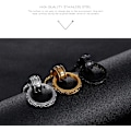 Miniatyrbilde 5 av 7: Kors Eternal Ring Halskjede Anheng Halskjede i Rustfritt Stål Anheng Halskjede for Menn Kvinner Bestevenn Halskjeder Black