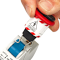 Miniatyrbild 8 av 8: Pin Out Standard Säkring Lås Säkerhet Miniatyr Elektrisk Luft Brytare Switch Handtag Lockout för Power Isolering