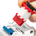 Miniatyrbild 7 av 8: Pin Out Standard Säkring Lås Säkerhet Miniatyr Elektrisk Luft Brytare Switch Handtag Lockout för Power Isolering