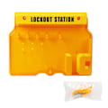 Miniatyrbilde 7 av 7: Visuell styring av lockout-tagout-stasjon 5 Lock Bit Covered Lockout-tagout-stasjon for industri