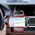 Miniatyrbilde 2 av 5: Trådløs Billader 10 W Qi Hurtiglading Telefonholder, Infrarød Sensor, Automatisk Klemming Bilventil Telefonholder T