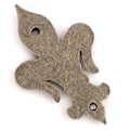 Miniatyrbillede 6 af 6: 10 stk. hjørner i zinklegering cyan bronze DIY smykkeskrin album bog kantdæksel tilbehør L 54x33mm