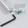 Miniatyrbilde 3 av 7: Automatisk brannsikkert dørlukker i aluminiumlegering med justerbar styrkefjærbuffer