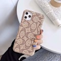 Miniatyrbillede 1 af 5: Luksusmærke til Apple iPhone 12 Pro Max Cover 6,7 tommer, Luksuriøst Stilfuldt PU Læder Ultra Slim & Tynd Blød TPU, Skridsikker, Faldsikker, S