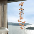 Miniatyrbilde 7 av 7: Kuvindklokker for Uteområder, Metallvindklokker Utendørs, Kugaver til Kvinner/Menn, Minnegaver/Bursdagsgaver, Hagedekorasjon for Uteområder Dachshund