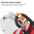 Miniatyrbillede 3 af 7: Lockout Tagout Lås Aluminiumlegering Mikro Elektrisk Lockout Hængelås til Industriel Elektrisk Koblingsudstyr