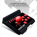 Pikkukuva 8 / 8: 4 in 1 3 metrin langallinen peliohjain, pallomainen ohjaussauva, 6 ohjauspainiketta, USB-kaapeli, peliohjain PS3:lle