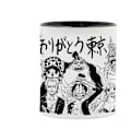 Miniatyrbild 5 av 9: One Piece handmålad keramikmugg 11oz vänner present kaffe vattenkopp animation vattenkopp