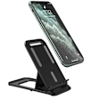 Miniatyrbillede 1 af 2: Foldbar Telefonholder til Skrivebord - Højdejusterbar Mobiltelefonholder Bærbar Mobiltelefon Vugge Desktop Dock Kompatibel