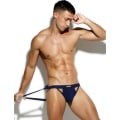Miniatyrbilde 7 av 7: Herre Athletic Supporter Stretch Underbukser Mesh Jock Strap Multipack deep Blue M