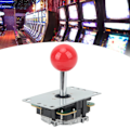Pikkukuva 1 / 6: Arcade-joystick-peliohjain DIY-joystick Arcade-peli Taistelutikku Vaihto-osat Pin-piirilevy Ball Head Red