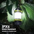 Pikkukuva 6 / 7: Consciot Ladattava LED-retkilyhty taskulamppu (1 kpl) - 6 tilaa 3600 mAh varavirtalähde IPX4 vedenpitävä USB - C hätätilanteisiin ja Light Green