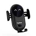 Miniatyrbilde 1 av 5: Trådløs Billader 10 W Qi Hurtiglading Telefonholder, Infrarød Sensor, Automatisk Klemming Bilventil Telefonholder T