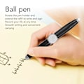 Miniatyrbillede 3 af 7: Fingertip Luminous Gyro Kuglepen Finger Spinning Skrivepen med LED-lys til Stressaflastning Sort