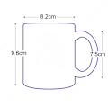Miniatyrbild 9 av 9: One Piece handmålad keramikmugg 11oz vänner present kaffe vattenkopp animation vattenkopp